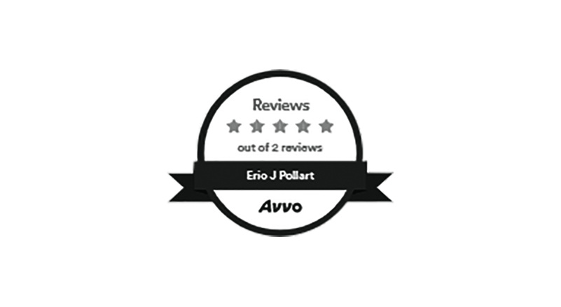 Attorney Eric J. Pollart reviews on AVVO