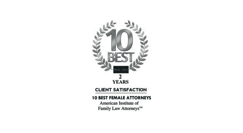 Denise M. Minish - 10 Best Female Attorney Client Satisfaction, American Institute of Family Law Attorneys 2016-2017