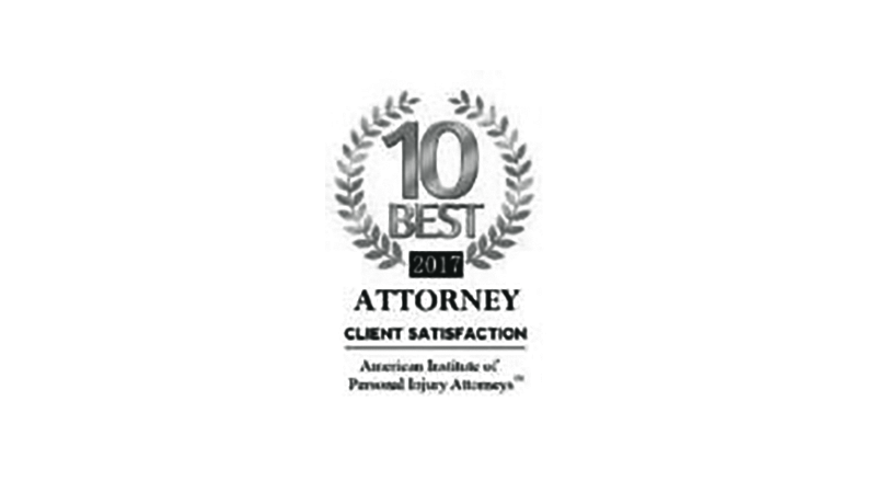 Michelle L. Prince - 10 Best Attorney Client Satisfaction, American Institute of Personal Injury Lawyers 2017