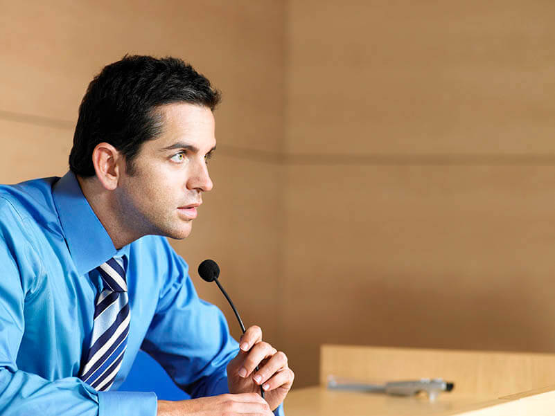 Conflicting testimony during a worker's cpompensation hearing.