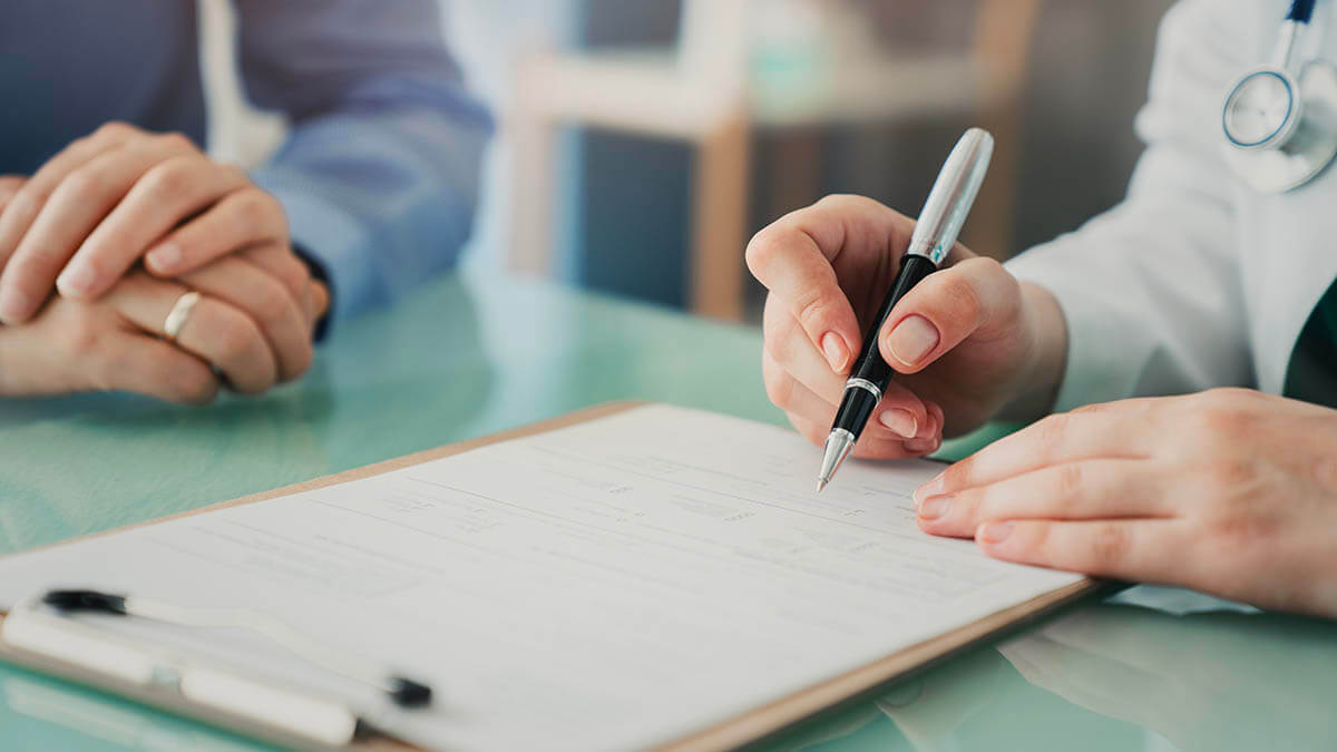 A provider submits a request for prior authorization of surgery