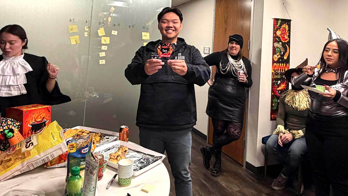 Ethan Ha winner of the Pollart Miller 2026 Chili Cook Off